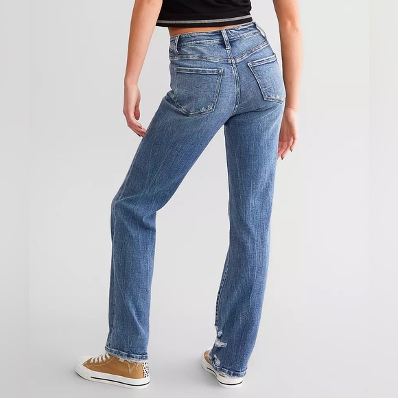 Flying Monkey Women’s High Rise Straight Leg Jean Size 25 - Picture 3 of 11